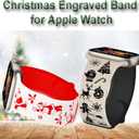 Christmas Band Compatible Apple Watch 38mm 40mm 41mm 42mm 44mm 45mm 46mm 49mm Winter Women,Blingbrione 3 packs Engraved Pink Silicone Santa Snowman Xmas Holiday Green Red 3 Sets Strap for iphone Watch Series Ultra 11 10 9 8 7 SE 6 5 4 3 2 1