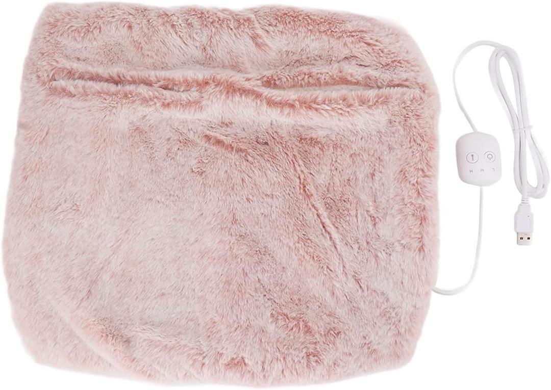 Cozy USB Heated Foot Warmer with Dual - Layer Heating, Safety Features and Machine Washable Fabric for Home & Office Comfort(#1)