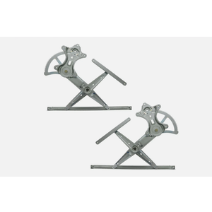 TRQ Front Power Rear Window Regulator Set Fits 2005-2021 Toyota Tacoma Truck