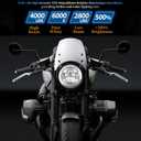 7 Inch Motorcycle LED Headlight For Harley Davidson Fat Boy Road King Street Glide Electra Glide Heritage Softail Slim 114 117 Ultra Limited Tri CVO Ultra Classic Switchback Freewheeler Deluxe 107