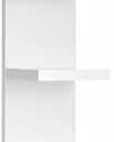 LitaEther Versatile 7 Tier Wall Shelf Unit,White Lack Wall Shelf,Display Floating Shelf with LED Remote Control Light