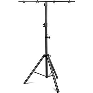 DJ Lights Stand 41-95 Inch, Heavy Duty DJ Stand 1 Pack, Adjustable Height Par Can Tripod Stage Light Stand 8ft, DJ Lighting T Bar Suitable for Stages, Bar, Banquet, Party