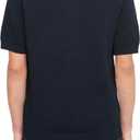 Vince Men's Sunfaded S/S Polo (Black, XL)