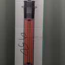 VAGKRI Outdoor Electric Patio Heater, 1500W 36" Infrared Heater with 2 Heat Tube, 3 Levels, Tip-Over&Overheat Protection, IPX5 Waterproof Tower Electric Patio Heater for Outdoor Indoor, Backyard, Room