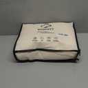 ECOCOTT Duvet Cover King Size - 3 Piece 100% Washed Cotton Bedding Set, Soft & Breathable with Zipper Closure 8 Corner Ties - Comfortable and Stylish for All Seasons (Cream) (King (104"x90"), Vanilla (No Comforter))