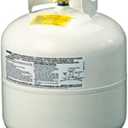 Manchester 10504TC5 White Steel Vertical LP Gas Tank - 20 lb. Capacity