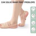 2 Pairs Bunion Corrector for Women Menbig Toe Straightener Big Pads Men Relief Cushions Hammer Splint Spacers Brace Separators Correction Hallux Valgus Sleeve Pain Socks Pinky Beige 2 P Small (Beige, S)