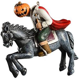 HorrorNaments Headless Horseman Horror Ornament - Scary Prop and Decoration for Halloween, Christmas, Parties and Events