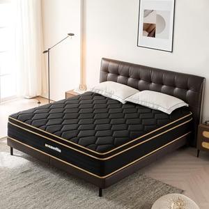 Nocavellis Twin Mattress 10 Inch Twin Size Mattresses in a Box Spring Hybrid Twin Bed Memory Foam Mattress Comfort Breathable Fabric Cooling Gel Pressure Relief, Medium Firm