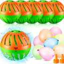 3 Pieces Water Timer Bomb with 150 Balloons Water Toy for Summer Outdoor Activity Games Prank Party Supplies Favors