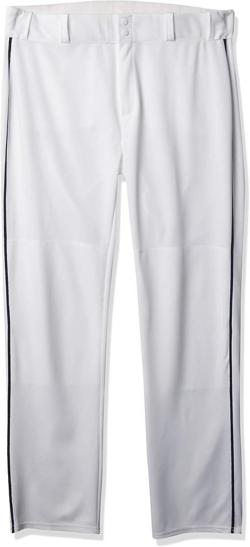 Baseball Pant with Braid (White, XL)