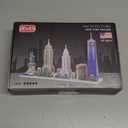 dOvOb Architecture New York Skyline Micro Mini Blocks Building Set, 3048 Pieces Bricks,3D Puzzle Collection Model Kit as Gift for Adults or Kids