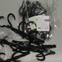 Mr. Pen- Space Saving Hangers for Clothes, 16 pcs, Black, Plastic Multi Clothes Hangers Space Saving, 5 Slots, 360° Rotating Hooks