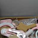 bicystar Girls Bike for Kids Ages 2-8 Years, 12 14 16 18 Inch Kids Bike with Training Wheels, Basket & Streamers, Pink Little Girls Bicycle with Coaster Brake, Birthday Gift
