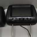 2pcs 7 in Control Adjustable Headrest LCD Video Monitor MP5 Display Black for Universal Car HD 800 x 480 RGB Screen with Infrared Transmitter