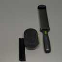 Vegetable and Meat Slicer Stainless Steel Household Multi-functional Meat Dice Slicer Meat Shredder (Black)