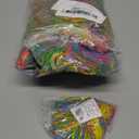 18 Pack 4 Inch Large Stringy Balls Rainbow Pom Bouncy Ball Soft Silicone Stringy Balls Active Fun Toy for Birthday Party Favors Christmas Easter Gift Bag Fillers Classroom Rewards