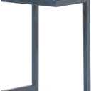Christopher Knight Home Caspian Outdoor Firwood C Shaped Table, Antique Finish, Small, 10.25 in x 12.75 in x 19.5 in