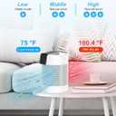Portable Air Conditioner Fan, Portable AC & Humidifier with 3-Speed, AC Unit 360° Auto Oscillation Mini Air Conditioner Quite Personal Air Conditioner Evaporative Air Cooler for Room Car Camping ..., 5.51 inches x 5.51 inches x 8.6 inches