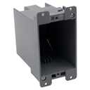 1 Gang Electrical Outlet Box 20 cu.in.,Single Gang Gray PVC Old Work outle Box with ETL Certified for Home Improvement, 1 Pack