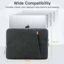 JETech Laptop Sleeve for MacBook Neo (A18 Pro), 14-InchMacBook Air/Pro, MacBook Pro M1-M5 2021-2026, Waterproof Bag Case with Pocket, Compatible with 14 Inch Notebook (Dark Grey)