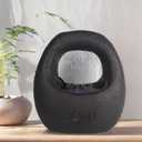 Zen Waterfall Fountain Indoor  Small Indoor Water Fountains with Relaxing Waterfall Feature, Decorative Water Fall Fountain for Home & Office (Brown)