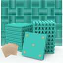 Acoustic Foam Panels, Sound Proof Foam Panels for Walls, Soundproofing Absorbing Panels Studio Noise Absorbing for Studio, Office, Home, 2" X 12" X 12"