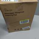 Heating Pad, Weighted Vibrating Massage Heating Pad with Heat Therapy - 6 Massage Modes & 3 Adjustable Heat Settings for Back/Shoulder Pain Relief, 12 x 24, Black