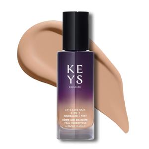 Keys Soulcare It's Like Skin 2-In-1 Concealer + Tint, Buildable Light-to-Medium Coverage Brightens & Blurs with Niacinamide & Squalane for Radiant Skin, Vegan, Cruelty-Free