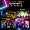 Glow Fever Glow in The Dark Sticks - 100 ct 6" Glow Sticks Bulk Party Pack with End Caps & Lanyards - Glow Party Favors for Concert, Festival, & Wedding Neon Light Sticks by Party Dragon, Multi