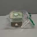 FOVNOT Ice Cube Tray, Press Ice Cube Trays Double Layer 48 Gride Ice Cube Mold Easy Release Ice Cube Trays with Lid and Bin and Ice Scoop for Making Whiskey, Cocktail, Coffee