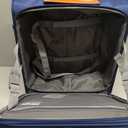 Hanke 16 Inch Underseat Carry On Luggage with Spinner Wheels Airline Approved, Small Rolling Suitcase Softside Underseater Lightweight TSA Travel Roller Suitcase Carry-On Bag(Blue)