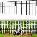 Animal Barrier Fence, 14 Pack No Dig Fence Panels, 19.52Ft(L) X 13Inch(H) Garden Fence Border, Dig Fence Barrier for Dogs Rabbits Defense, Ground Defense Border for Outdoor, Yard, Patio