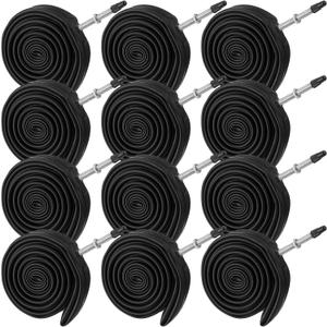 12 Pcs Road Bike Tube 700 x 20/25 C Butyl Bike Bicycle Inner Tube Replacement with 60 mm Valve