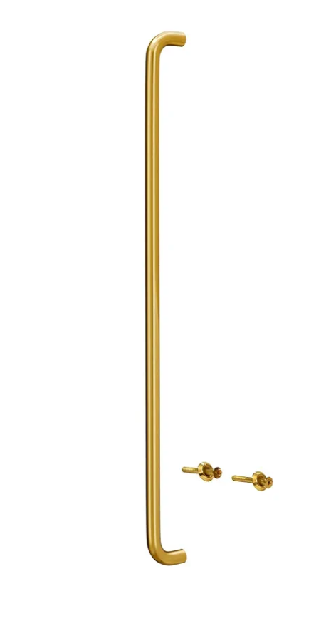 Solid Straight Pull Handle Aluminum Material, Polished Brass Finish 43.5 , 39.8