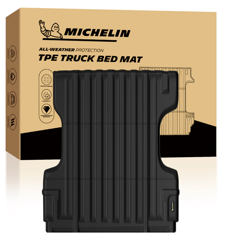 Michelin Truck Bed Mat for 2022-2026 Nissan Frontier 6 FT/73.3" Only (Not Fit Drop-in Bed Liners), All-Weather Truck Bed Liner, Custom Fit, Durable TPE, Bedliner, Non-Slip