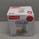 Dash Shaved Ice Maker - Frozen Dessert Maker for Snow Cones, Slushies, Cocktails & More - Easy to Use & Clean - Space-Saving Design - Aqua (One Size (Pack of 1))