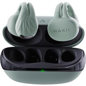 HAKII Open Ear Wireless Earbuds, Bluetooth 5.4 Ergonomic Clip on Bluetooth Earbuds with Stereo Sound/ENC, Touch Control Open Ear Headphones, IPX5 Waterproof Running Headphones for Sports, Fitness