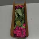 Artificial Geranium Fake Flowers for Outdoors Decoration, 6 Bundles Silk Geraniums Flower UV Resistant Look Real Faux Plants for Outside Planter Front Door Garden Patio Balcony Yard Home, Fuchsia