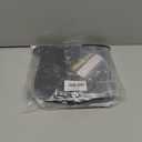 Kitchen Pot Holders Set Heat Resistant Pure Cotton Potholders Kit Trivets Large Coasters Hot Pads Terry Pot Holders for Everyday Cooking and Baking by 7 x 7 Inch Set of 4 Black