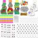 Yaomiao 2. 5 oz Sand Art Kits for Kids Bulk Party Create Your Own Clear Art Potion Bottles with Colors Accessories for DIY Wedding Invitation Fun Craft Supply Gifts (No Sand)(48 Pcs)