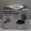 AROMA Professional Rice Cooker with Purple Clay Cooking Pot, 6-Cup (Uncooked) / 12-Cup (Cooked), Healthy Grain Multicooker, Natural Ceramic, 3 Qt, White, ARC-7206P