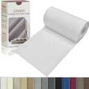 Gheeidau Linen Repair Tape 4x70 Inch Self-Adhesive Couch Patch Repair Fabric Patch for Furniture,Sofas,Cushion,Chairs,Bags,Linen Goods(White)