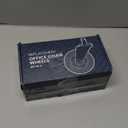 Lifelong Original Office Chair Wheels (As Seen On CNN) Replacement Rubber Chair Casters for Hardwood Floors and Carpet, Set of 5, Heavy Duty Casters for Chairs to Replace Office Chair Mats - Fits 98% (3 Inch, Clear)