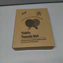 Ping Pong Paddles with Balls - Better Control & Sticky Inverted Rubber - Table Tennis Paddles Set for Indoor & Outdoor Games