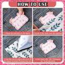Tigeen 64 Pcs Graduation Iron on Patches Class of 2026 Embroidered Patches Grad Senior Letter Heat Transfer Sew on Applique Decals for Lei, Stole, Caps, Clothes, Jacket, Jeans(Pink and White)