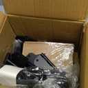 goldenwarm 12 Pack Interior and Exterior Door Hinges, Matte Black Door Hinges 4 inch x 4 inch with 5/8" Radius Corners