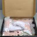 Inline Skates for Women Girls - Adult Inline Skates for Outdoor and Indoor, with Durable Outer Shell and Ankle Support, ABEC-7 Bearings, Solid and Comfortable (Pink / White) 7