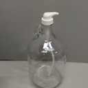 FastRack Glass Water Bottle Includes 38 mm Polyseal Cap, 1 gallon Capacity, Clear