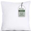 ROYALE LINENS 12 x 12 Pillow Insert - Down Alternative Throw Pillows Insert - Square Pillow Pack of 1 White - Bed & Couch Pillows - Inner Cushion for Bed, Cushion for Living Room - Shams Stuffer